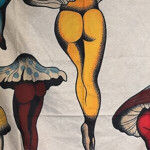 Buttshroom Mushroom wall hanging - 60 X 30